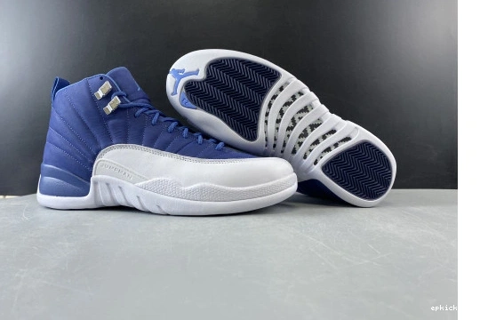 Rep EP Air Jordan 130690-404 Stone Retro 12 130690-404 Blue 0203